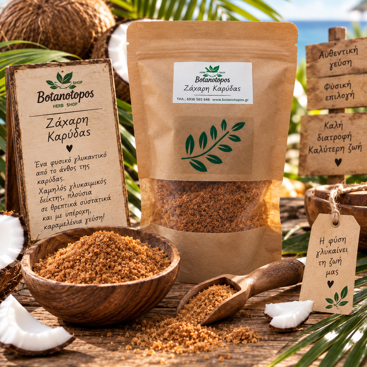 Ζάχαρη Καρύδας BIO – Organic Coconut Sugar